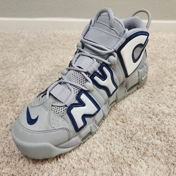 Nike Air More Uptempo  NNYC QS Men's 11 Wolf Grey- AJ3137 001 Lightly Used - Picture 3 of 12